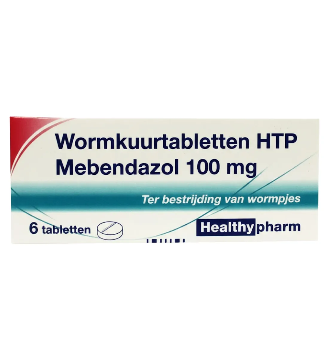 Healthypharm Mebendazol/Wormkuur (6 tabletten)