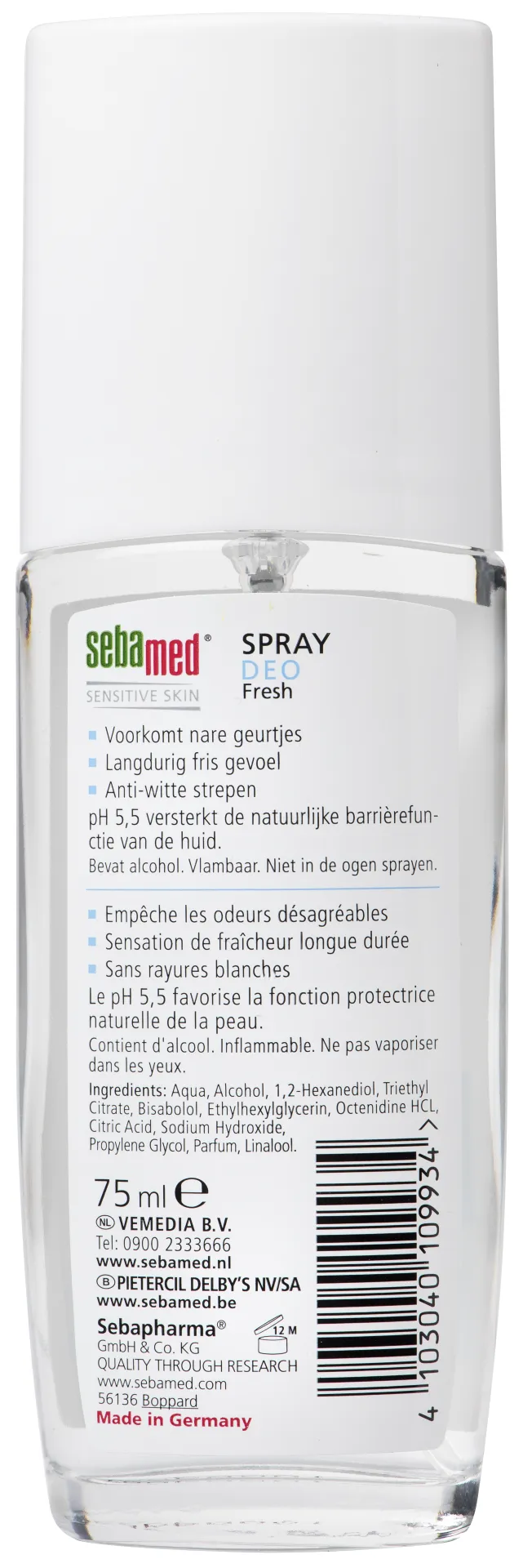 Sebamed Deodorant spray fresh (75 ml) - image 4