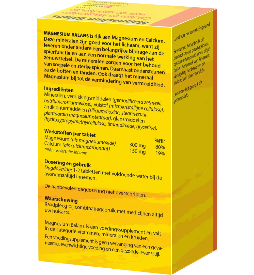 Bloem Magnesium Balans (60 tabletten)