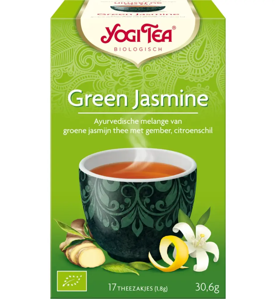 Yogi Tea green jasmine bio (17 stuks)