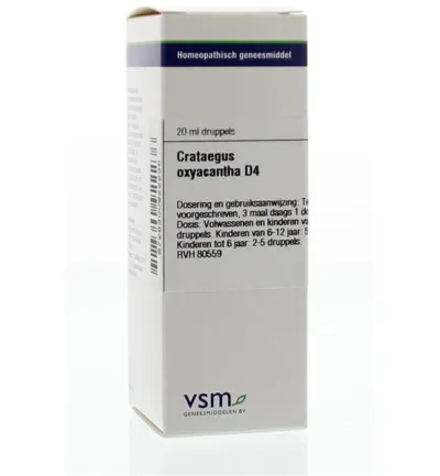 VSM Crataegus oxyacantha D4 (20 ml)