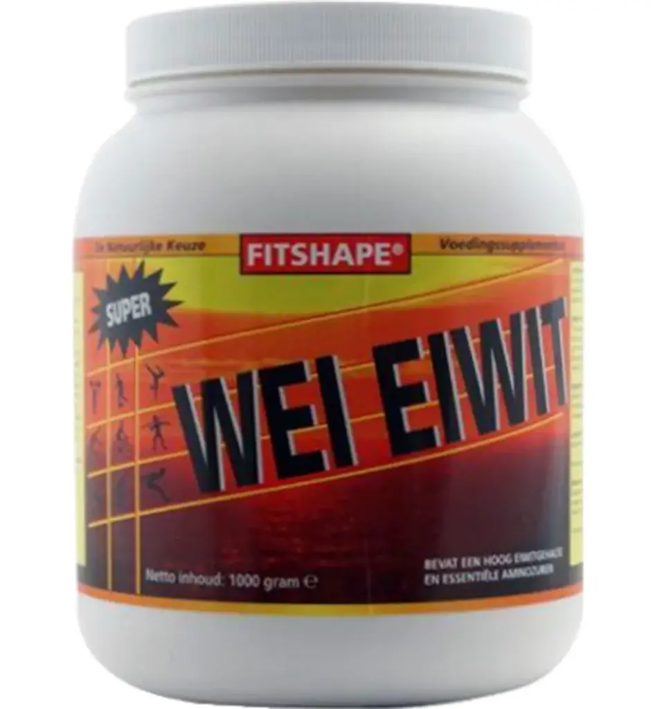 Fitshape Super Wei Eiwit Aardbei (1000 gr)