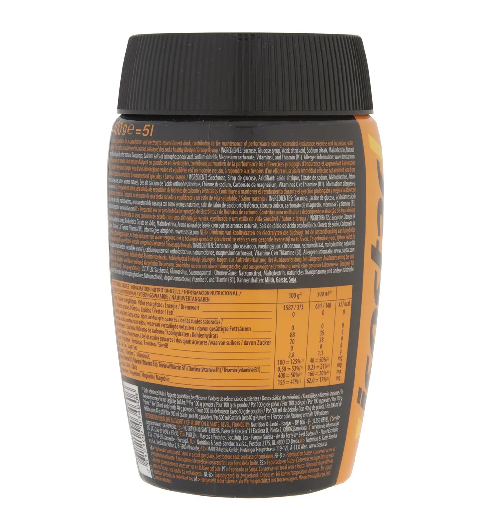 Isostar Poeder Orange (400 gr) - image 2