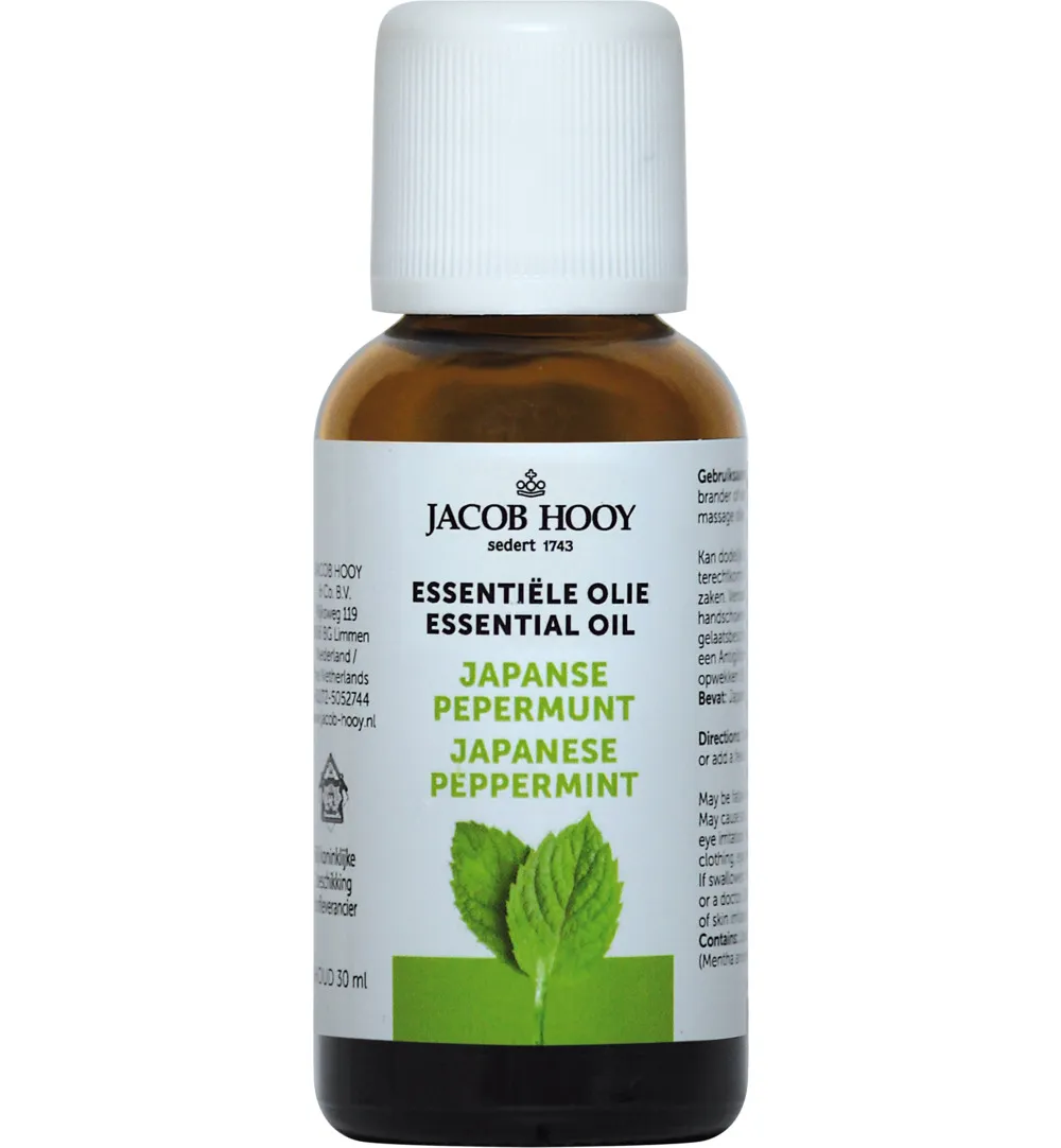 Jacob Hooy Japanse pepermunt olie (30 ml)