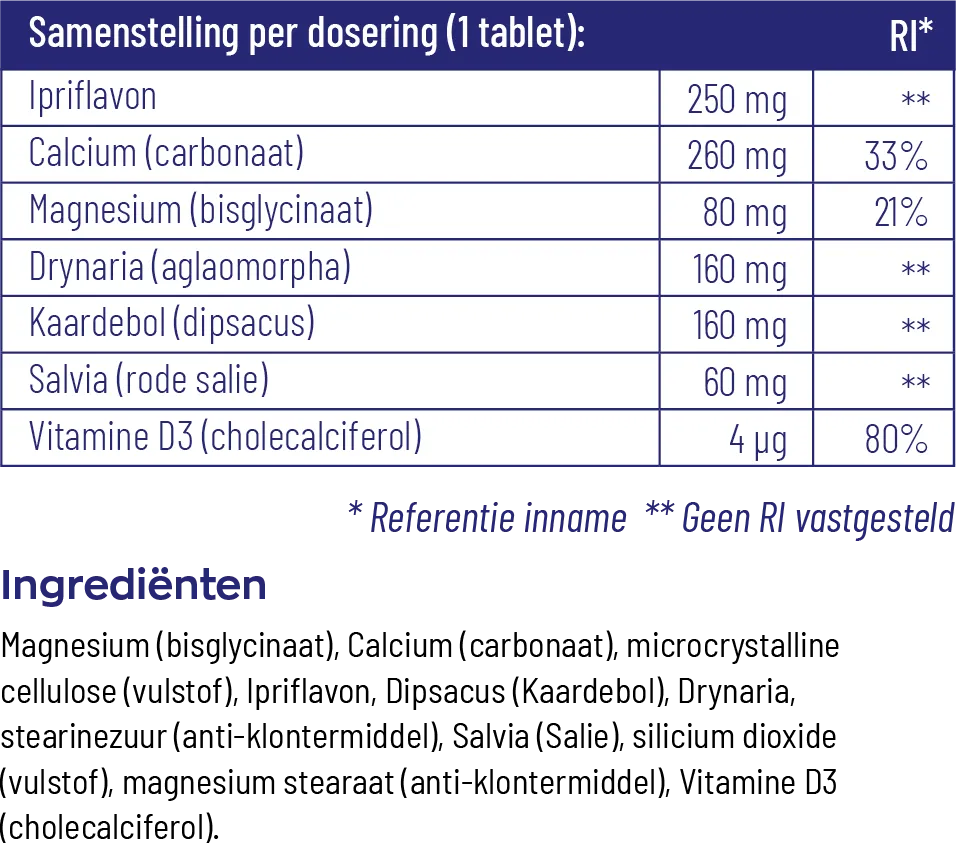 Vitakruid Ostamax net Calcium & Magnesium (90 tabletten) - image 3