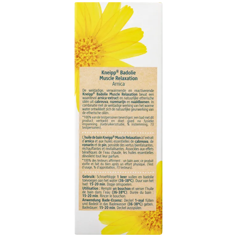 Kneipp Badolie arnica active (100 ml) - image 2