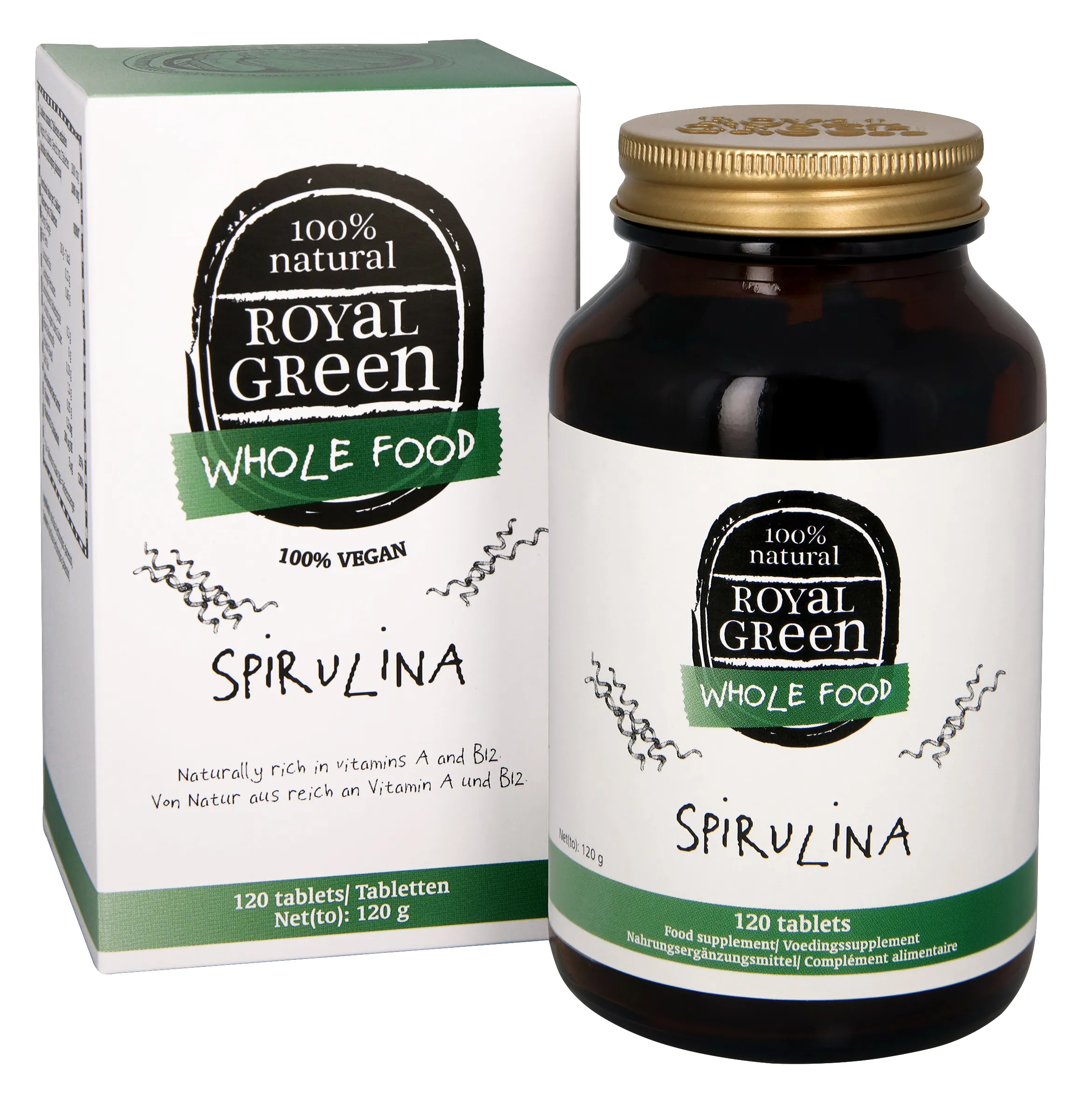 Royal Green Spirulina (120 tabletten)