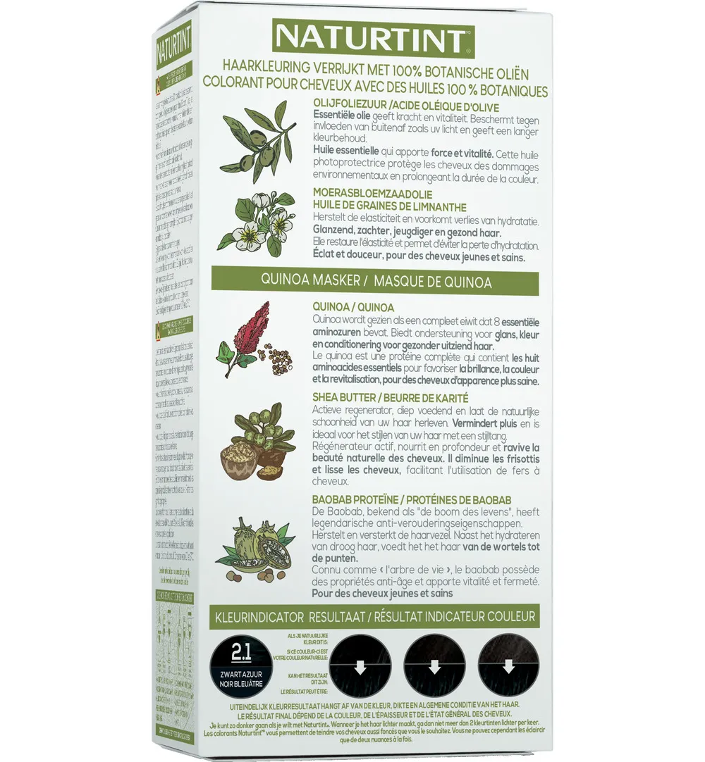Naturtint 2.1 Zwart Azuur (170 ml)