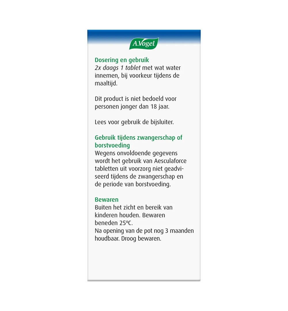 A.Vogel Aesculaforce (50 tabletten) - image 2