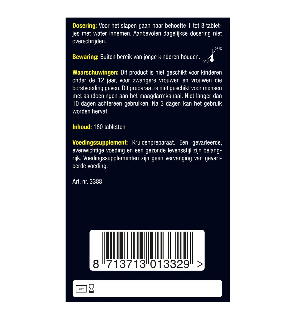 Lucovitaal Stoelgang Sennavrij (180 tabletten) - image 6