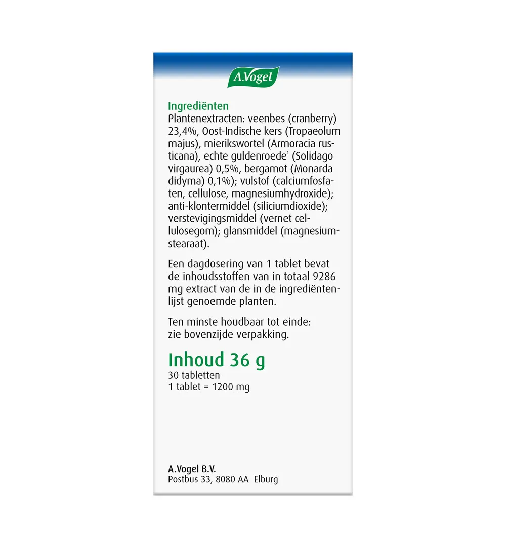 A.Vogel Cranberry Monarda (30 tabletten) - image 4