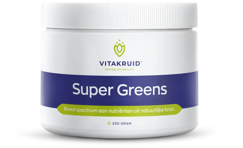 Vitakruid Super Greens 25 Nutrienten Oa Probiotica & Enzymen (220 gr)