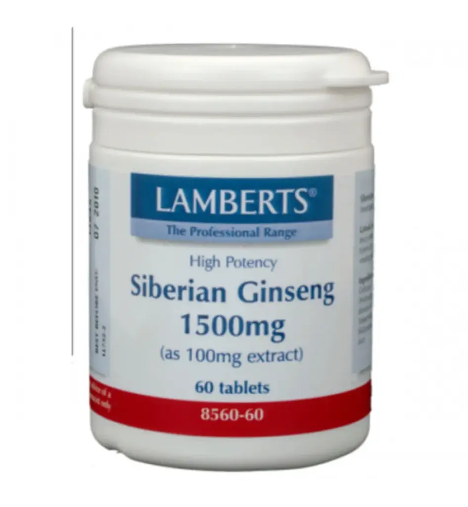Lamberts Ginseng Siberisch 1500Mg (60 tabletten)