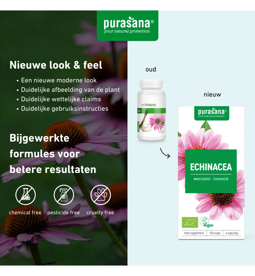 Purasana Echinacea Vegan Bio (120 vega capsules) - image 7