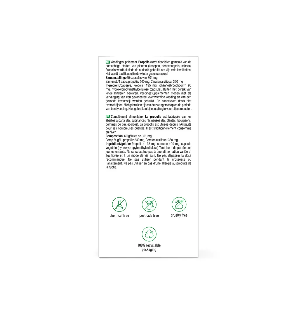 Purasana Propolis Bio (60 vega capsules)