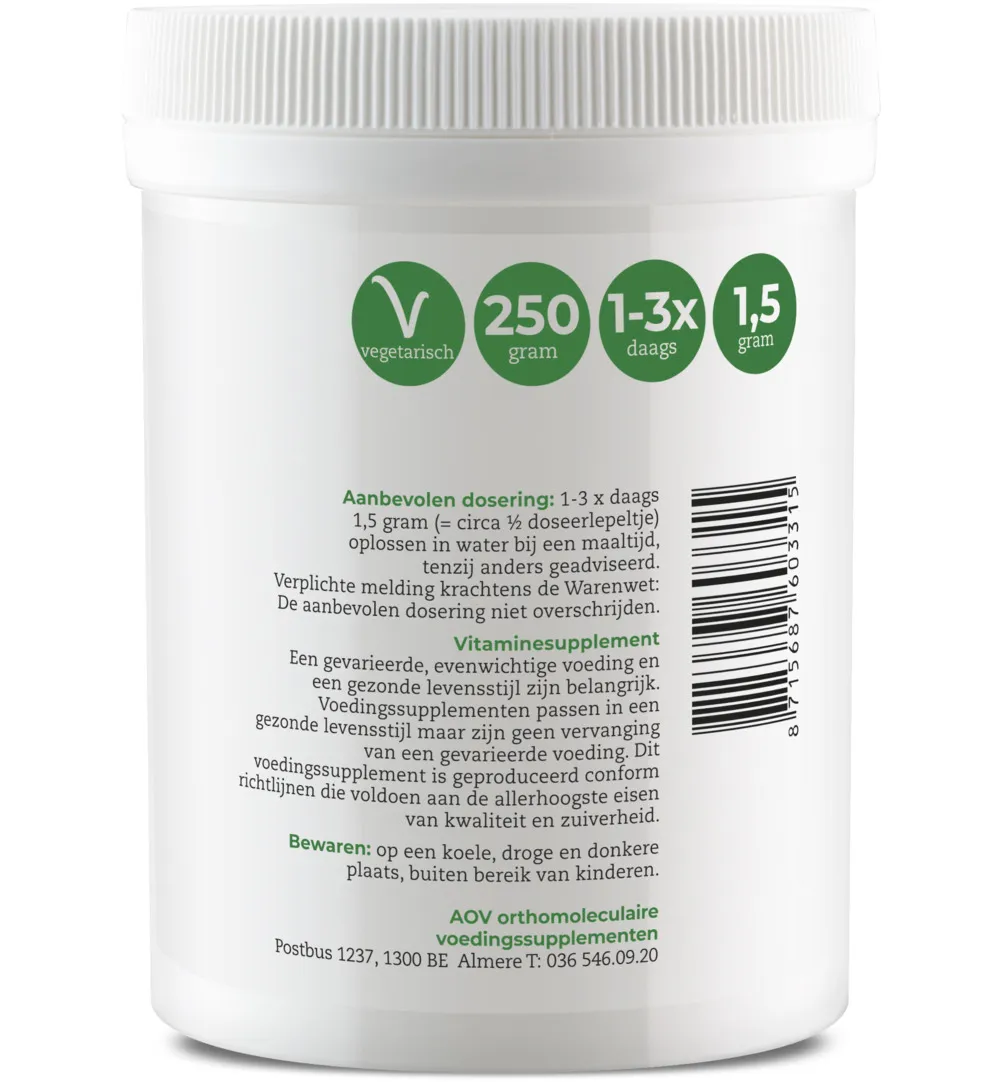 AOV 331 Vitamine C calcium ascorbaat (250 gr)