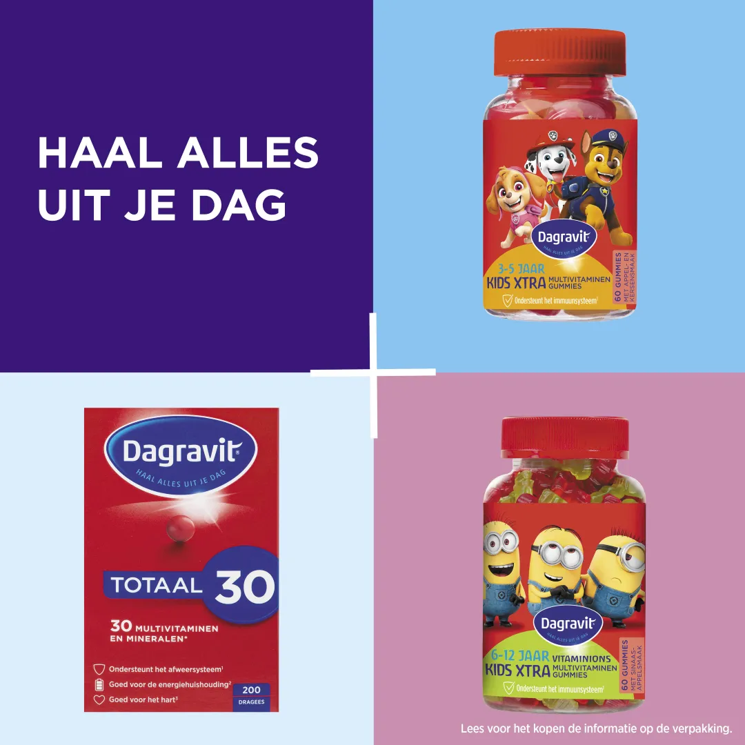 Dagravit Kids-Xtra Multi 3-5 Jaar Paw Patrol (60 gummies)