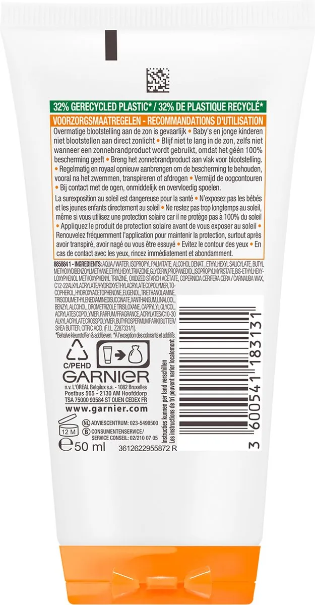 Garnier Ambre Solaire On The Go SPF30 Tube (50 ml)