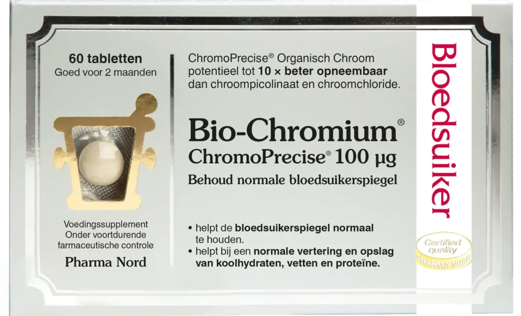 Pharma Nord Bio Chromium Bloedsuiker (60 tabletten)