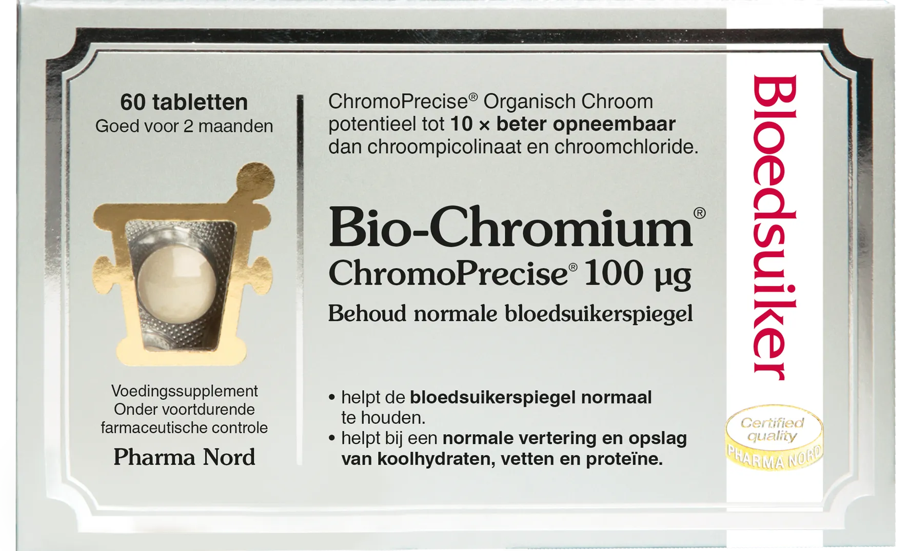 Pharma Nord Bio Chromium Bloedsuiker (60 tabletten)