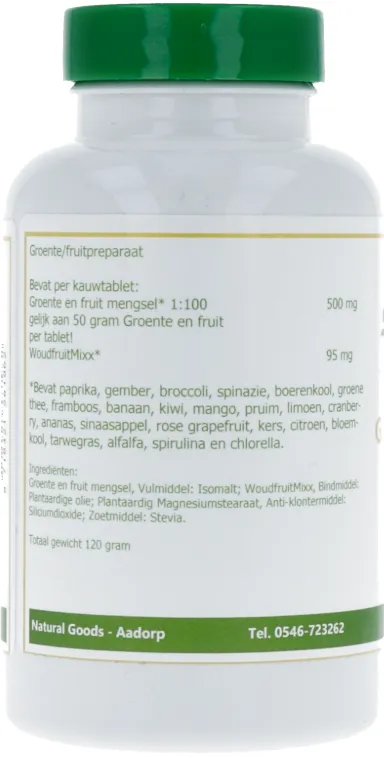 Elvitumgroente En Fruit Max (120 stuks)