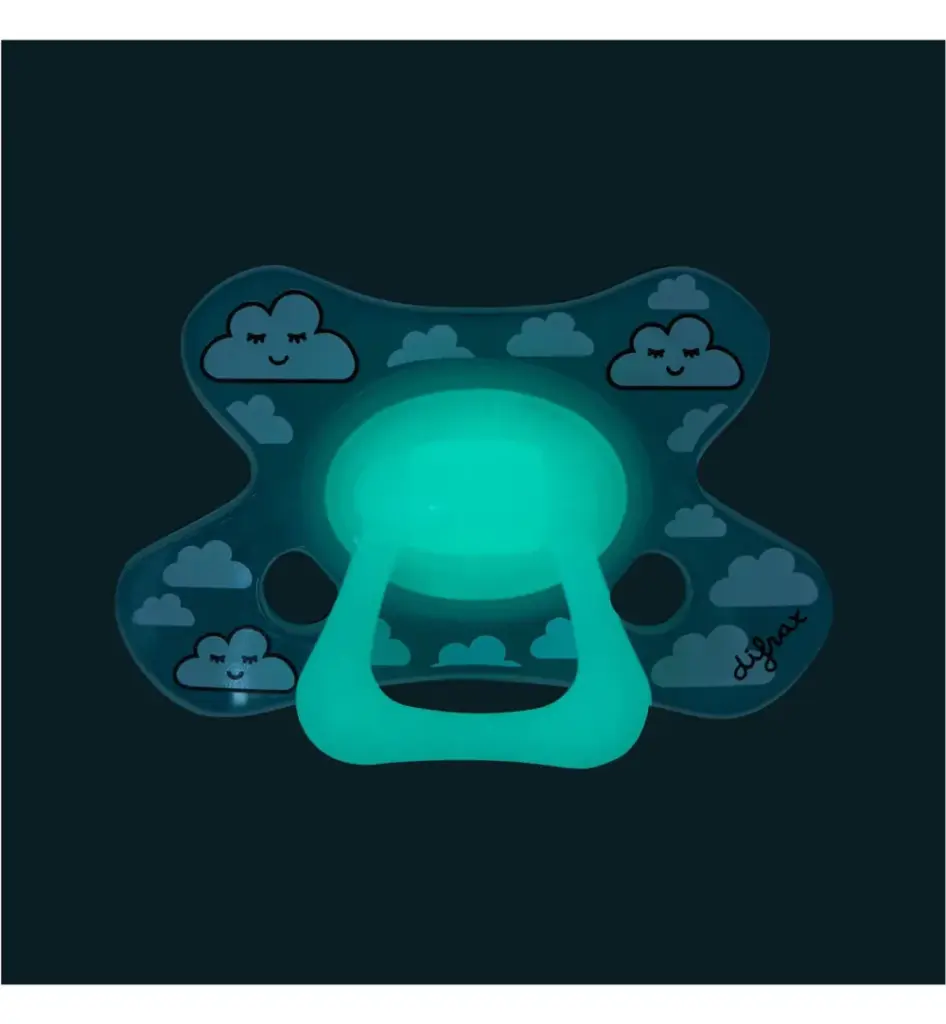 Difrax Fopspeen dental 6+ maanden glow in the dark (1 stuk)