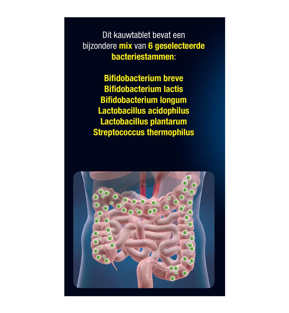Lucovitaal Probiotica Mix 6 Bacteriestammen (30 kauwtabletten) - image 5