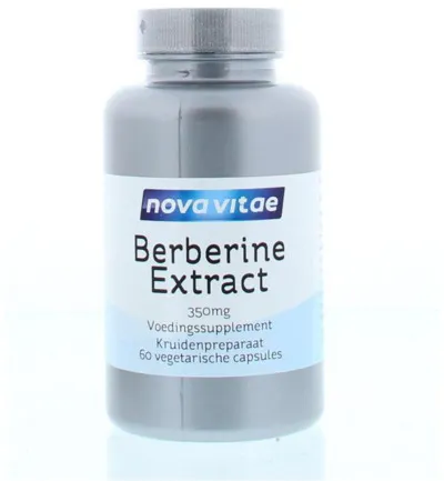 Nova Vitae Berberine HCI extract 350 mg (60 vega capsules)