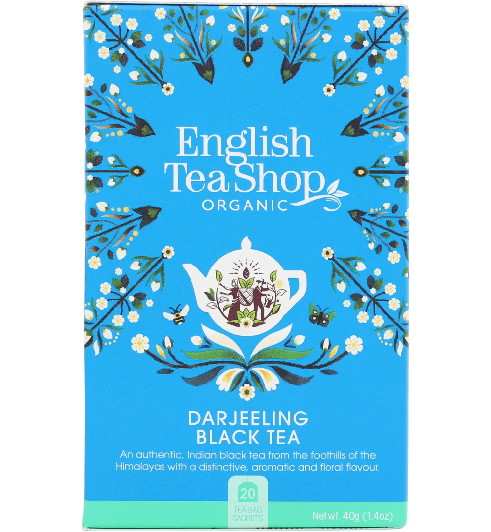 English Tea Shop Darjeeling black tea bio (20 zakjes)
