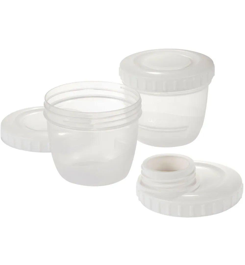 Difrax Kolfaansluiting 2 Bewaarbakjes + 1 Deksel (1 stuk)