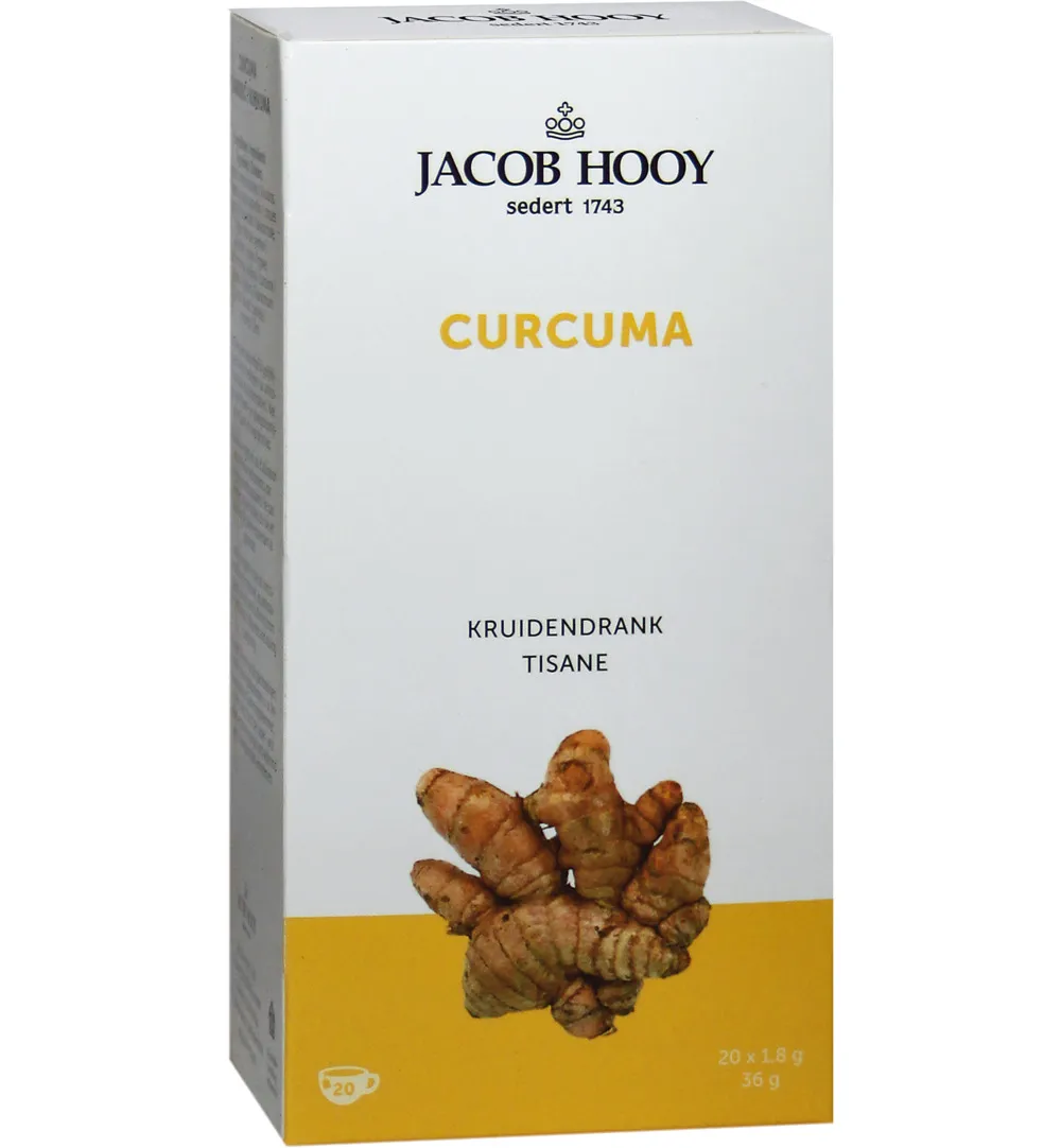Jacob Hooy Curcuma Theezakjes Gold (20 stuks)