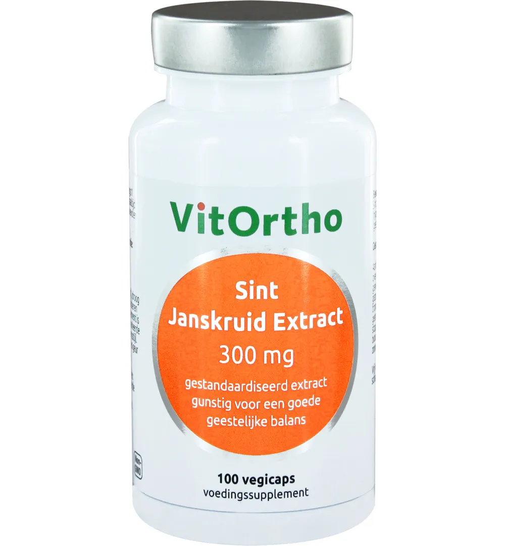 VitOrtho Sint Janskruid extract 300 mg (100 vega capsules)