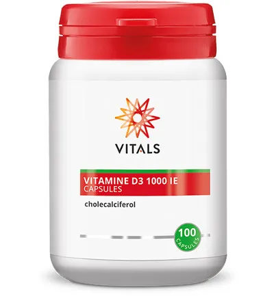 Vitals Vitamine D3 1000IE (100 capsules)