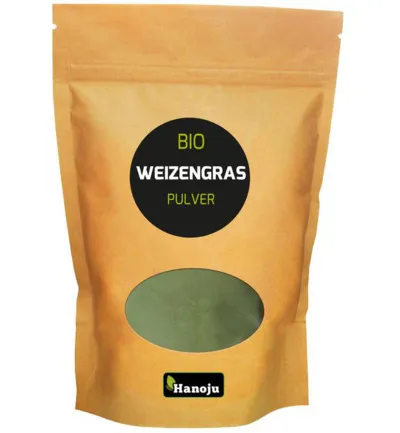 Hanoju Tarwegras Poeder Bio (500 gr)