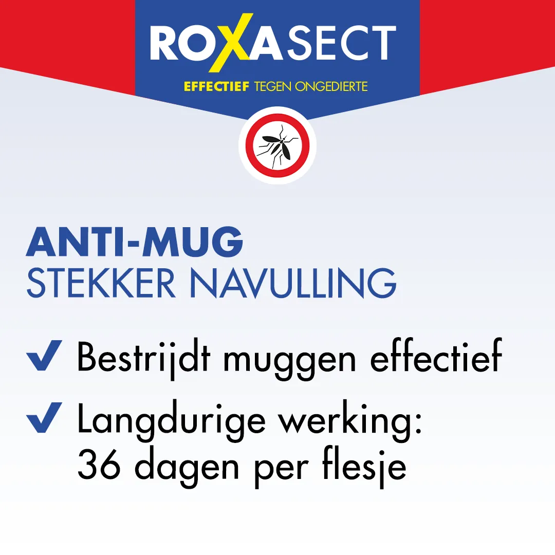 Roxasect Stekker tegen muggen navul (1 stuk) - image 2