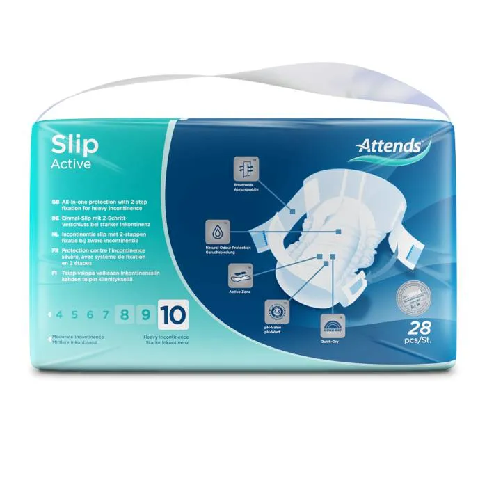 Attends Slip active 10 maat M (28 stuks)