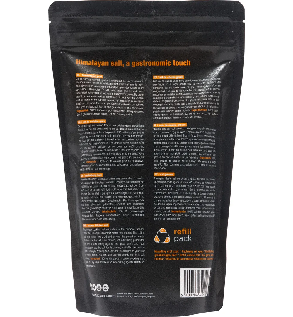 Purasana Himasala Keukenzoutgrof Navul/Selgros Recharge (1000 gr)