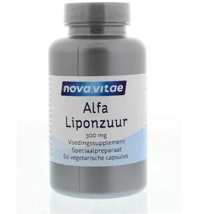 Nova Vitae Alfa Liponzuur 300 Mg (60 vega capsules)