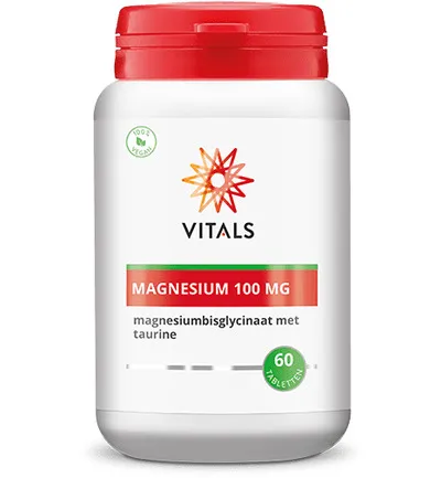 Vitals Magnesiumbisglycinaat 100 mg (60 tabletten)
