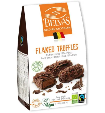 Belvas Flaked truffels bio (100 gr)