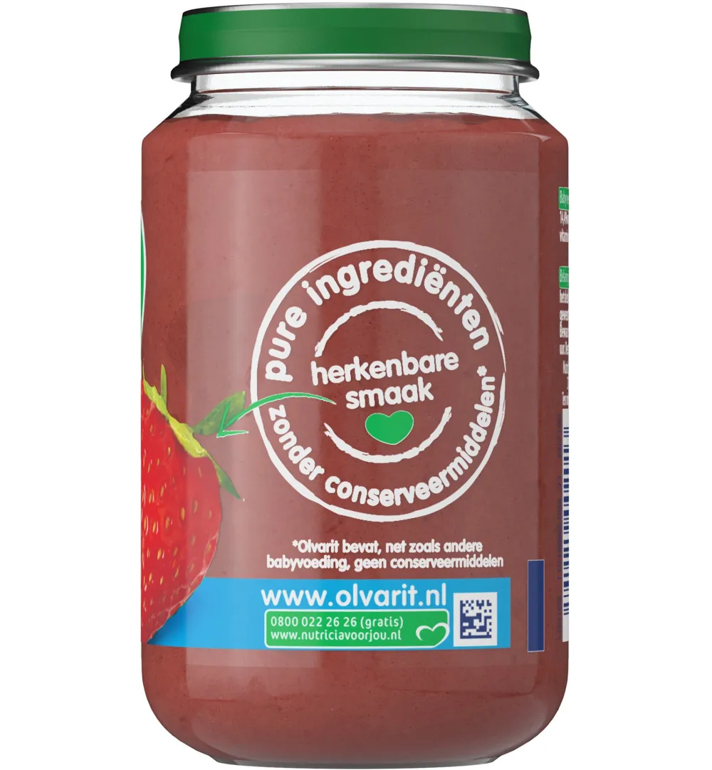 Olvarit Appel aardbei banaan 8M56 (200 gr)