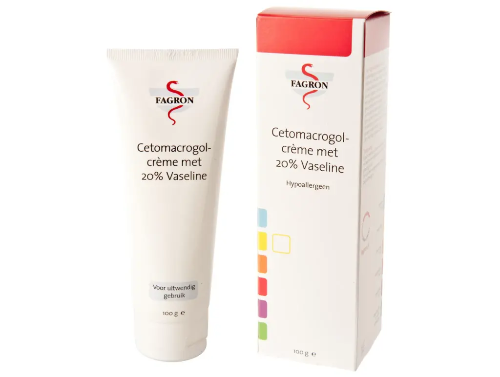 Fagron Cetomacrogol creme 20% vaseline (100 gr)