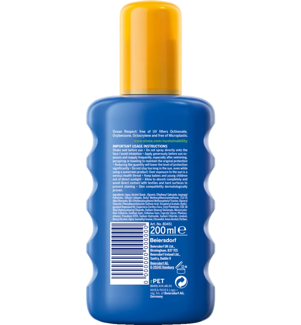 Nivea Sun Protect & Hydrate Zonnespray Spf20 (200 ml)