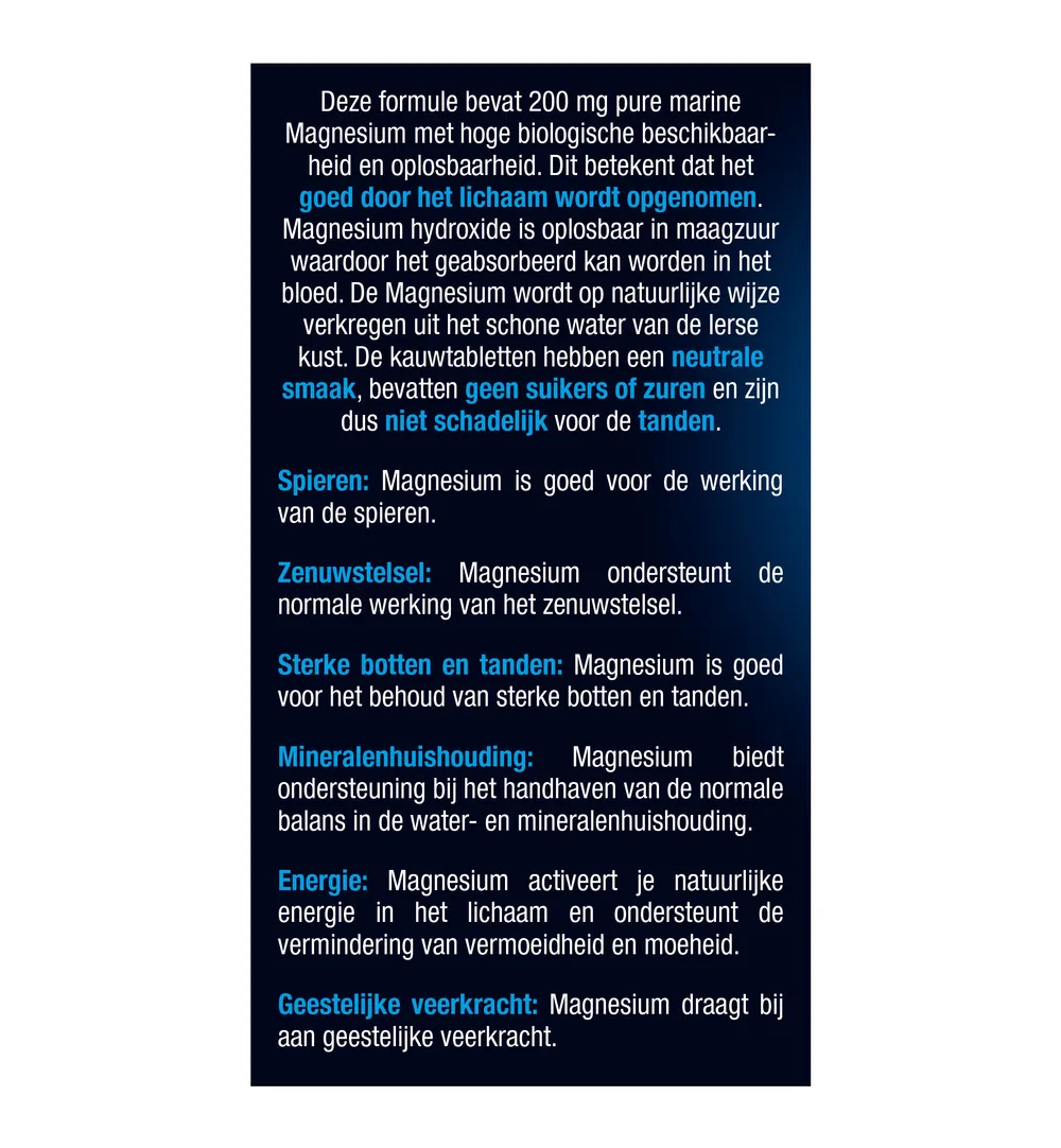 Lucovitaal Pure Marine Magnesium (30 kauwtabletten) - image 3