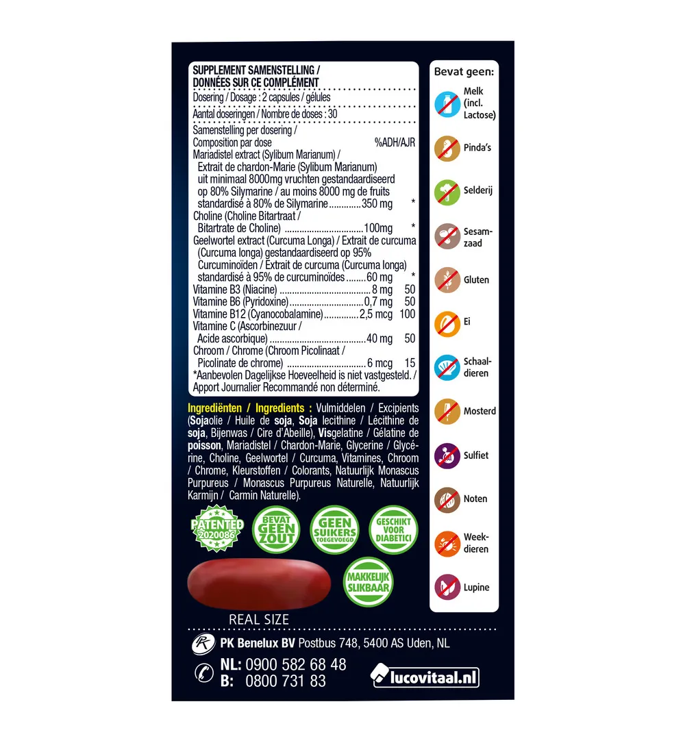 Lucovitaal Leverreiniging  (60 capsules) - image 3