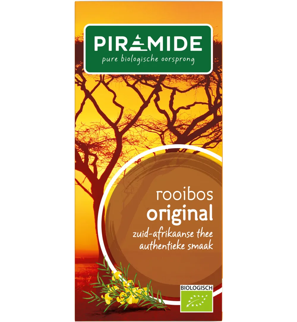 Piramide Rooibos Original Thee Bio (20 stuks)