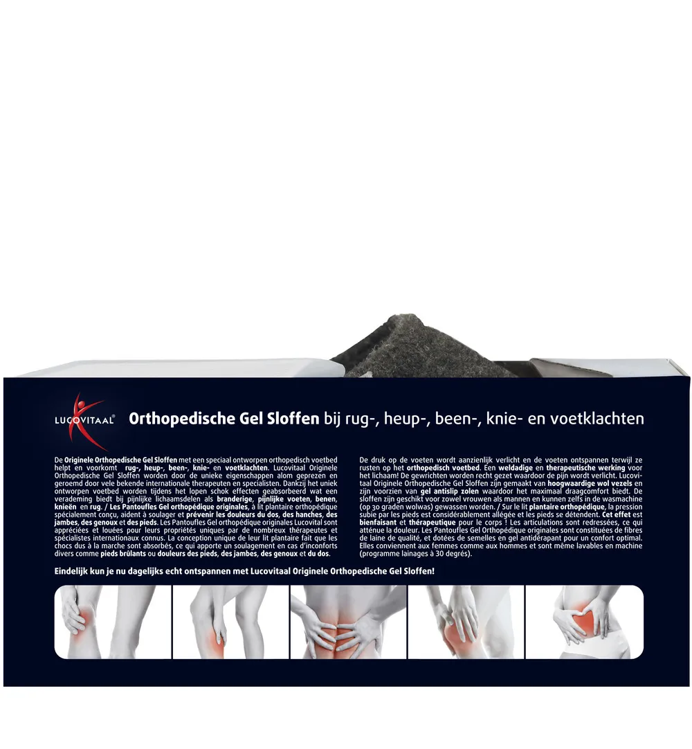 Lucovitaal Orth. Gel Sloffen 40-41 (1 paar)