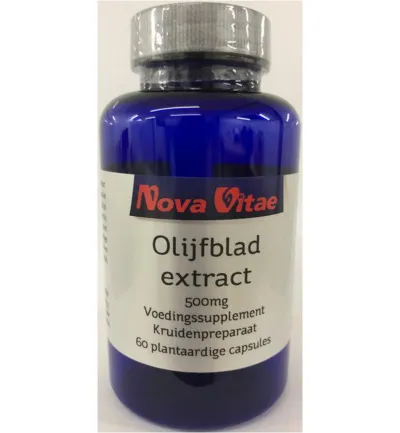 Nova Vitae Olijfblad Extract 500 Mg (60 vega capsules)