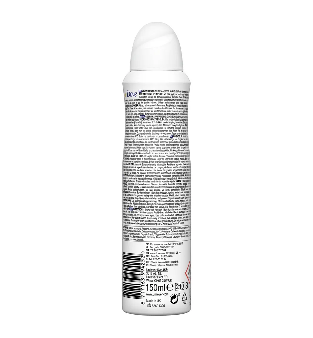 Dove Deodorant spray invisible dry (150 ml) - image 2