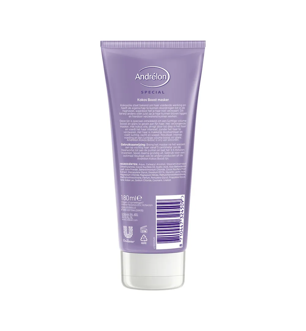 Andrelon Haarmasker Special Boost Kokos (180 ml) - image 2